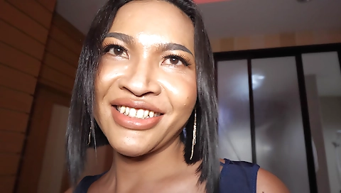 Mature ladyboy on maskurbate
